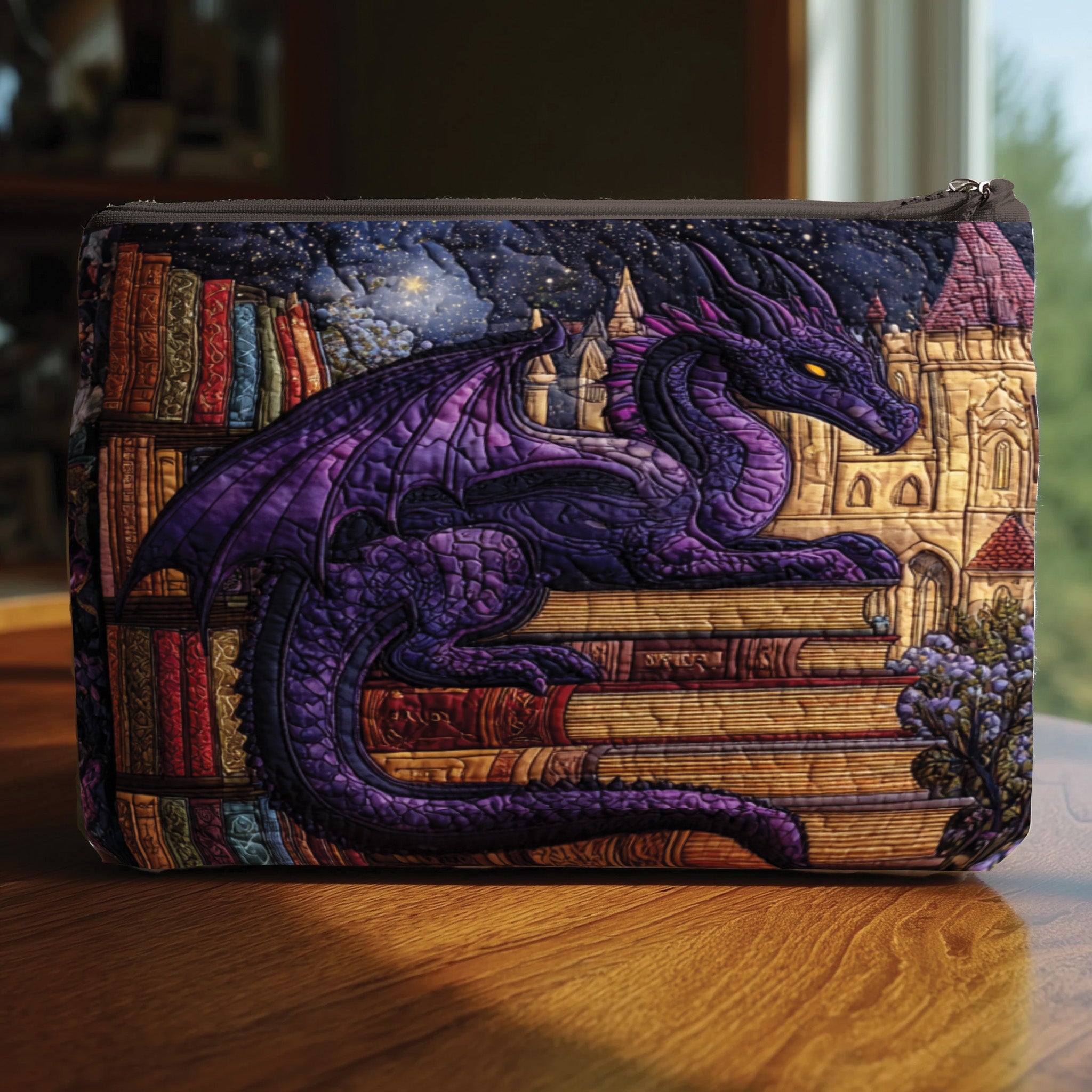 Library Dragon Quilted Purse GFTOMA2978