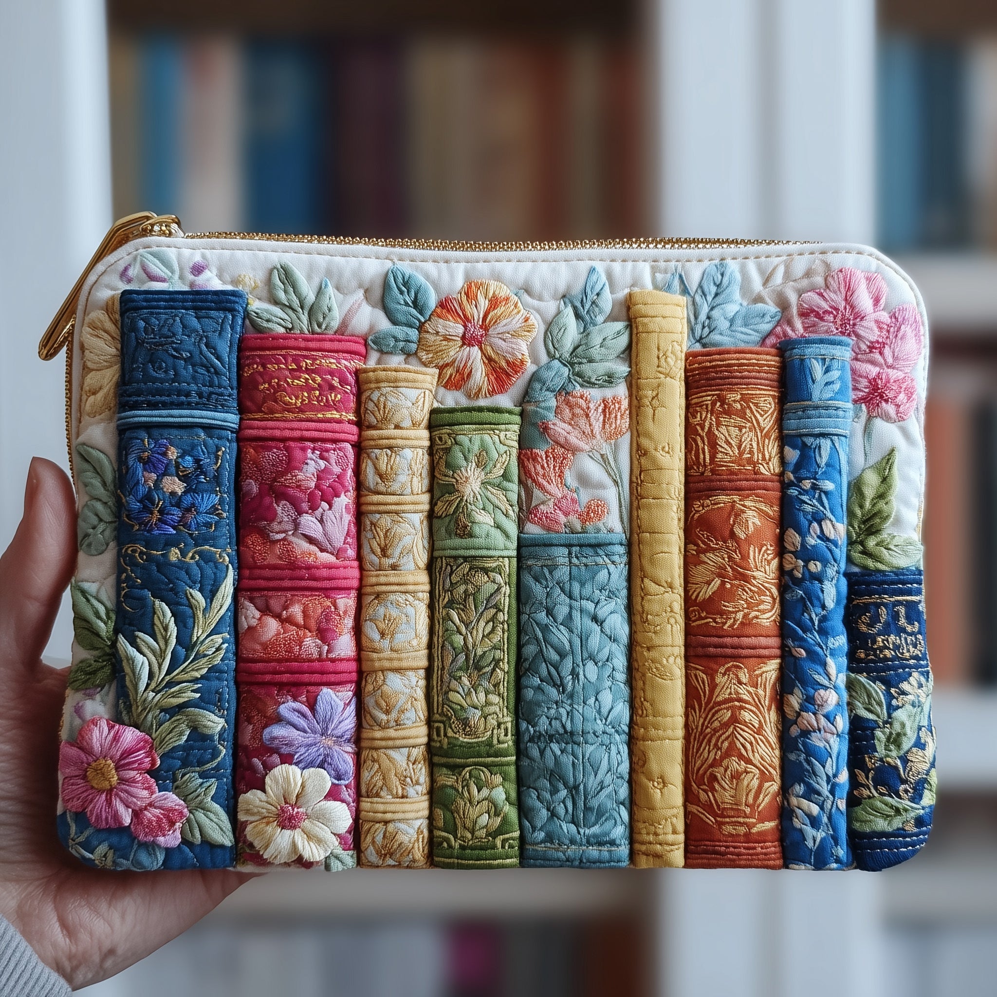 Library Quilted Purse GFTONT2142