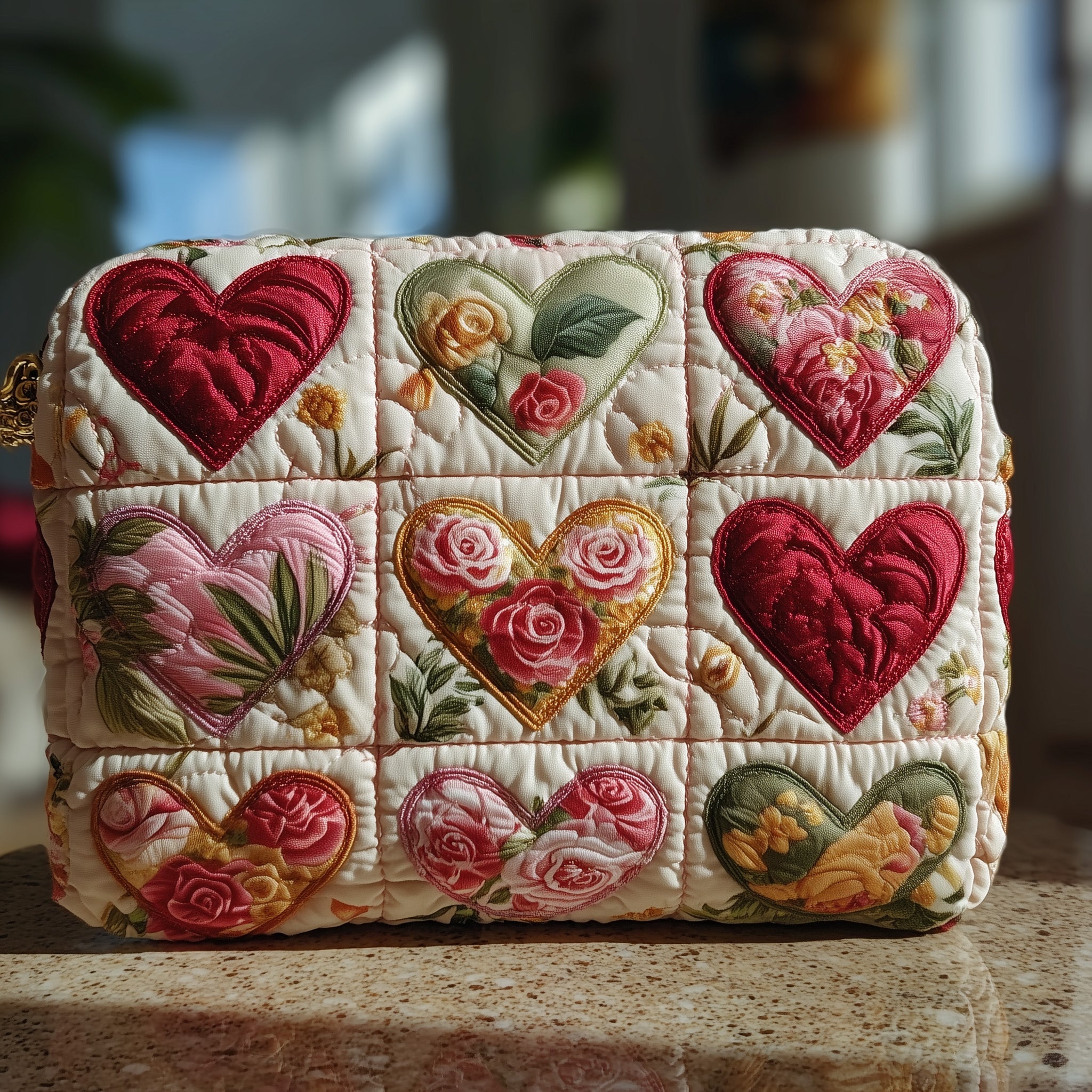 Rustic Heart Quilted Purse GFTONT2195