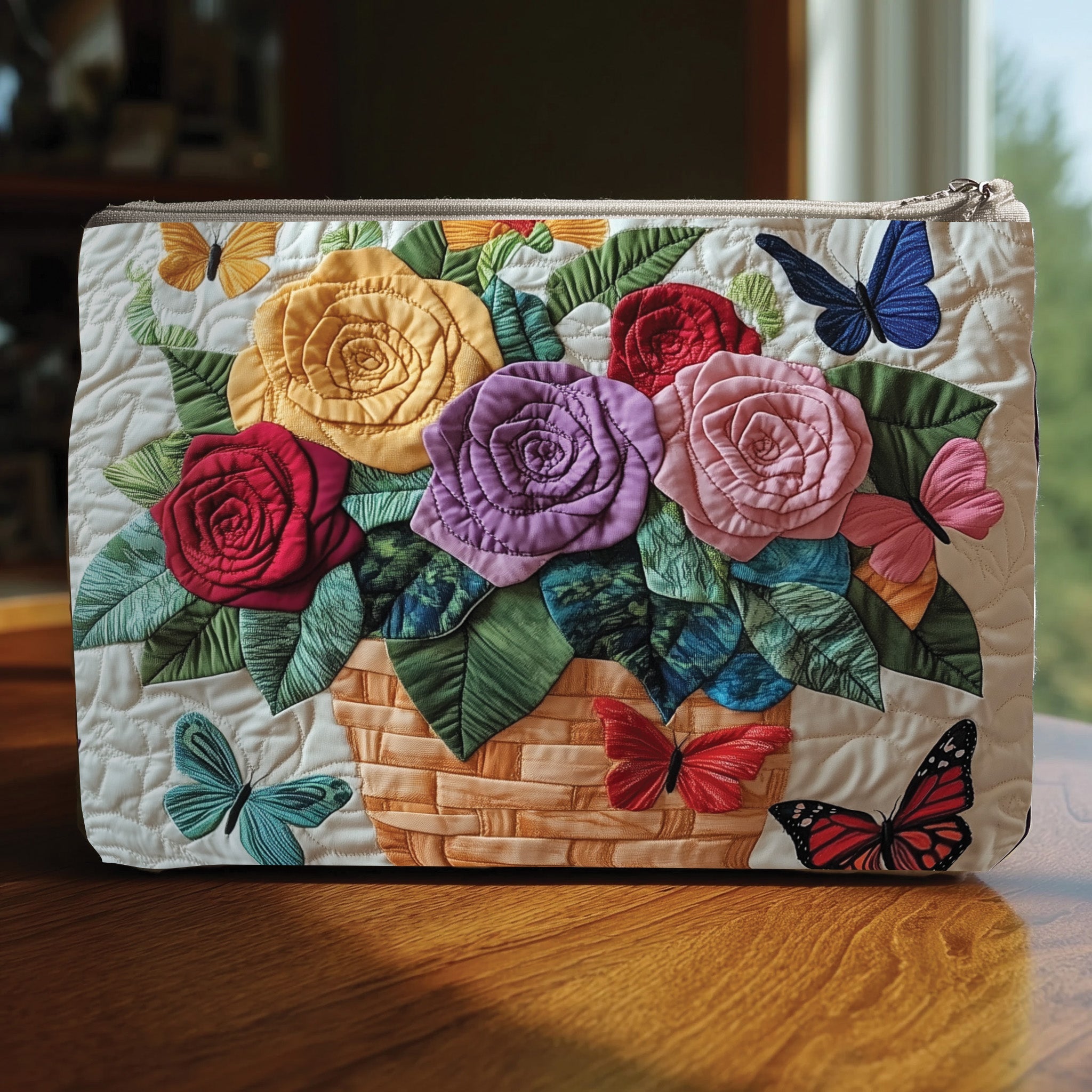 Blooming Rose Quilted Purse GFTOTP10426