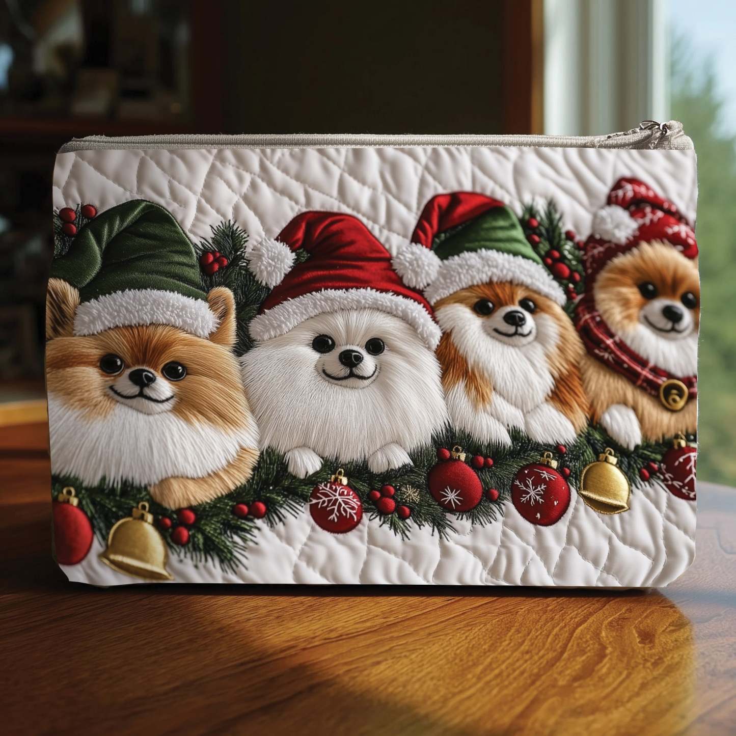 Jolly Pomeranian Quilted Purse GFTOTP12954