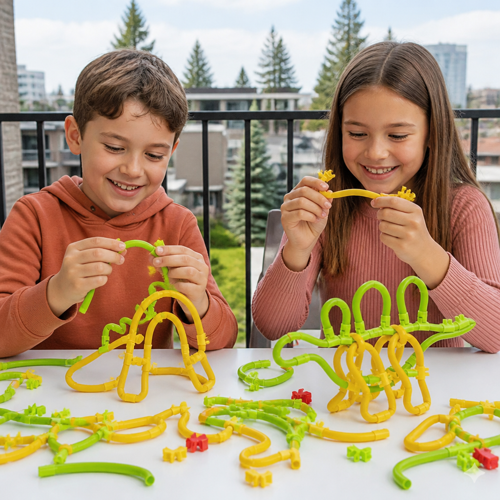 DIY Twisty Sticks – Creative 3D Building & STEM Construction Set