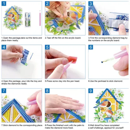 DIY Nativity Scene Diamond Painting Pendant(Single-Sided)