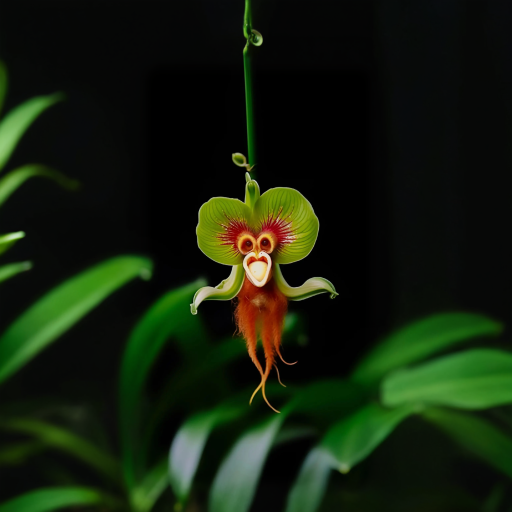 🐵Семена от орхидея „Маймунско лице“-Лесни за отглеждане