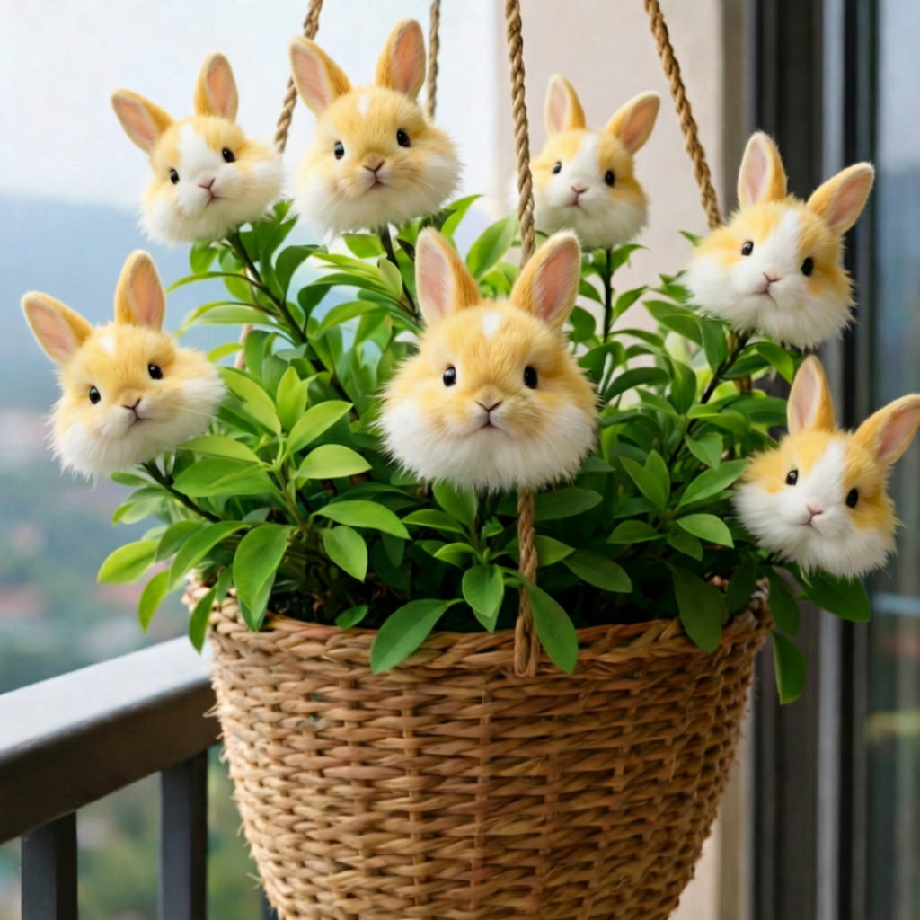 🐰 Varázslatos növények! Aranyos nyusziszem sorozat ✨