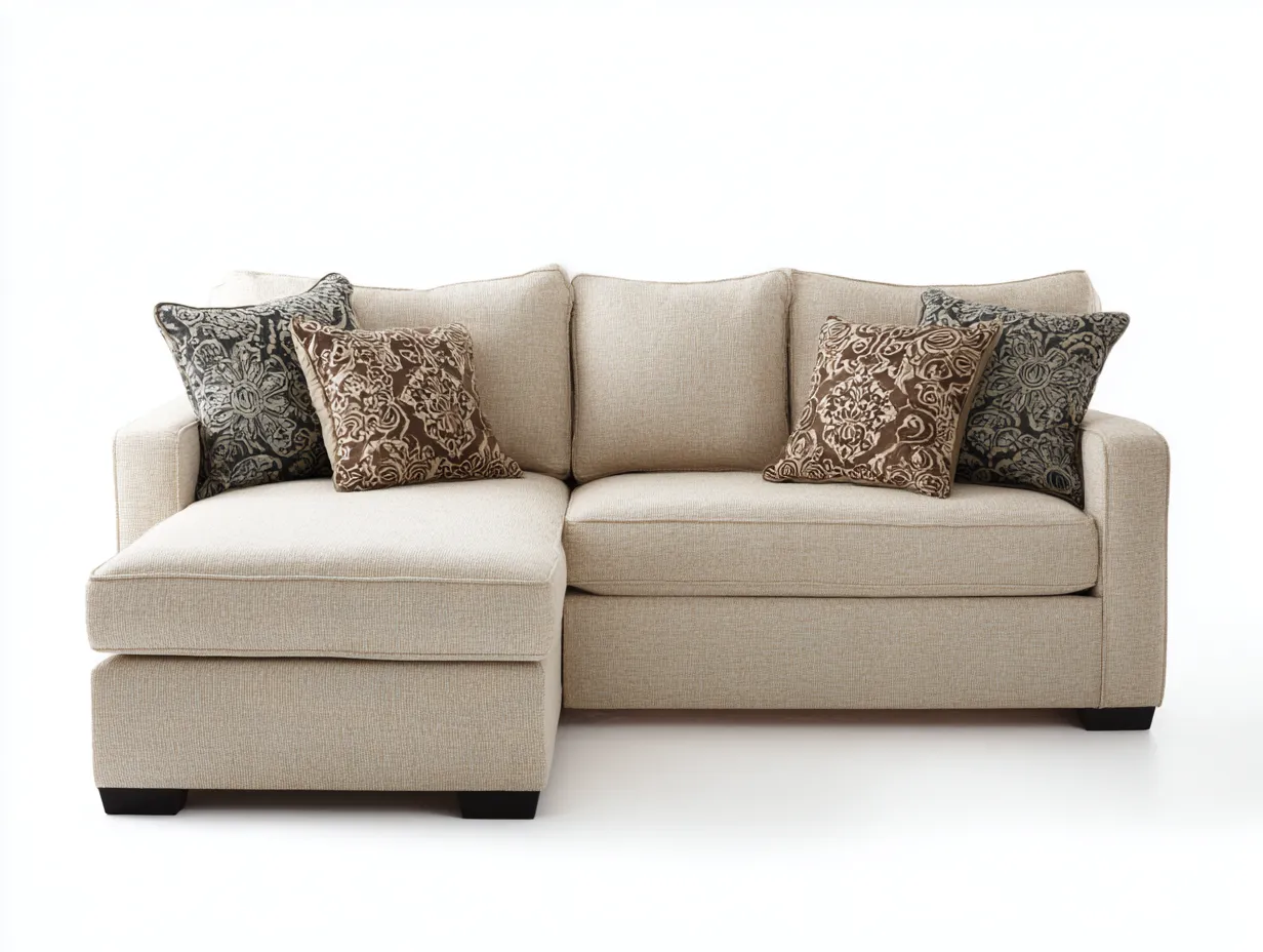 Divano angolare-tessuto-248x158x82 cm-beige-stile classico-Oakgethut