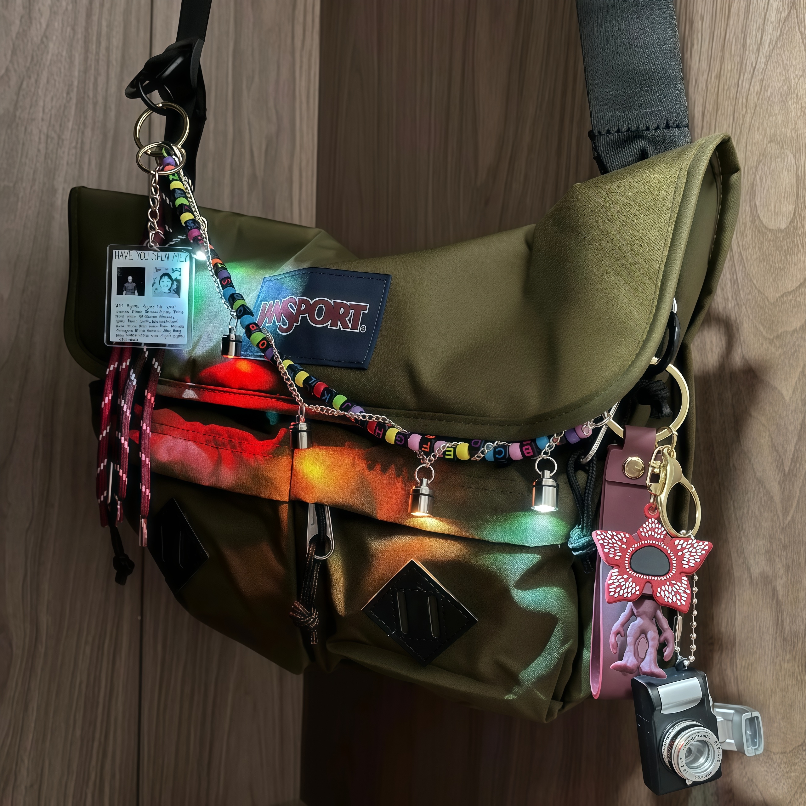 Stranger things Theme Backpack Let's Go to Hawkins Town for Adventure