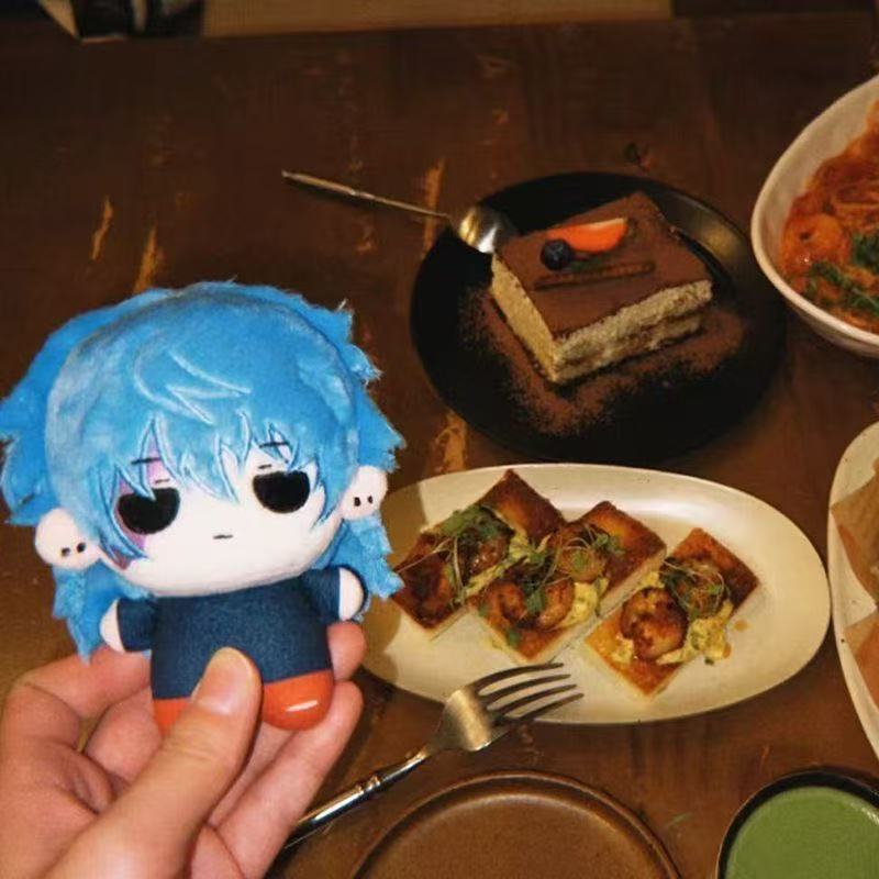 Sally Face Sal Fisher Plush Doll & Keychain, Horror Game Sallyface Stuffed Figure, Multiple Sizes 10cm/20cm/28cm, Halloween Collectible Gift for Fans