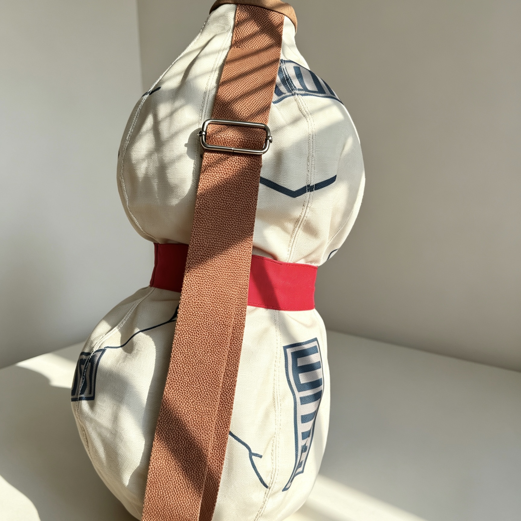 Shippuden Gaara Gourd Backpack Anime Cosplay Accessory Large Capacity Canvas Shoulder Bag for Halloween