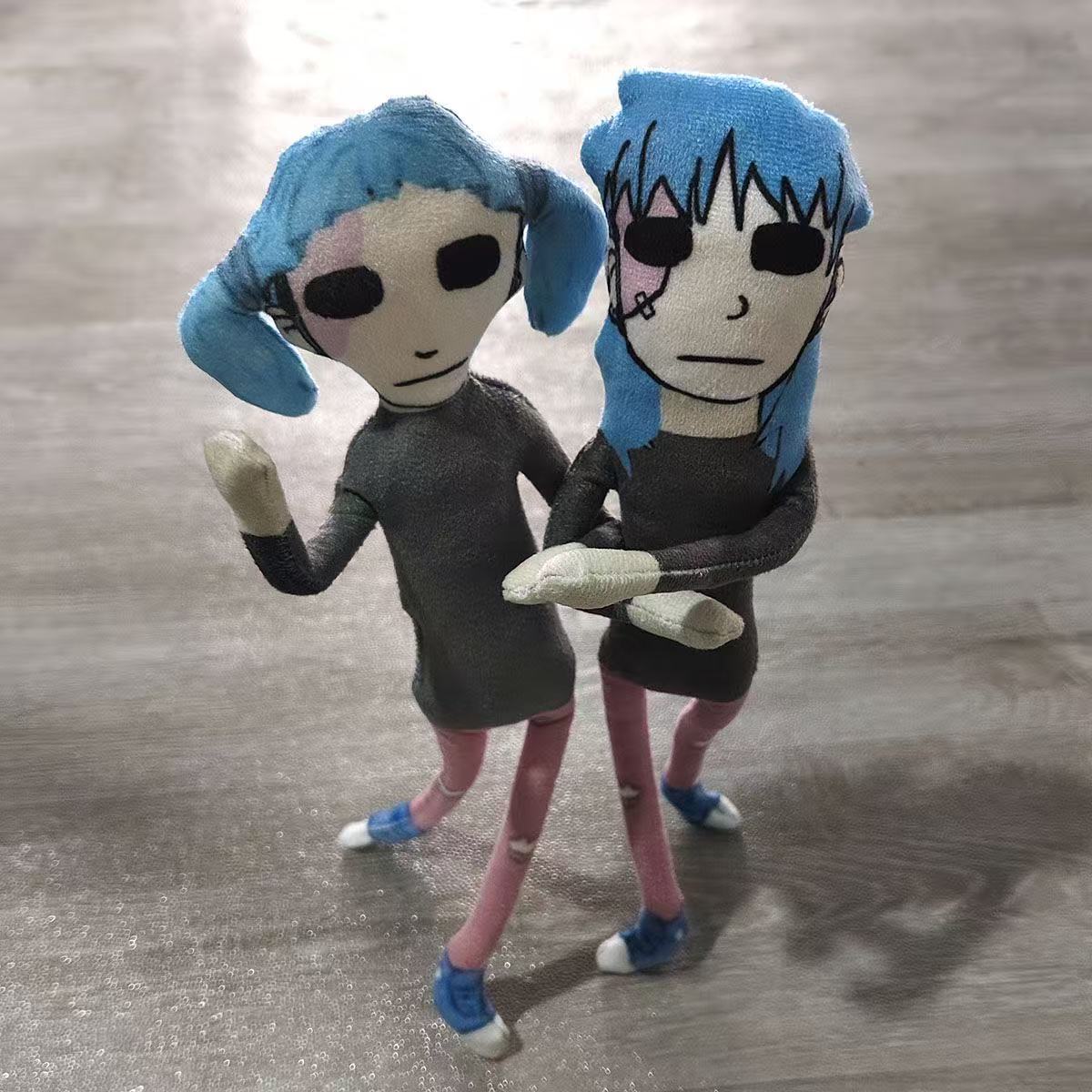 Sally Face Sal Fisher Plush Doll & Keychain, Horror Game Sallyface Stuffed Figure, Multiple Sizes 10cm/20cm/28cm, Halloween Collectible Gift for Fans