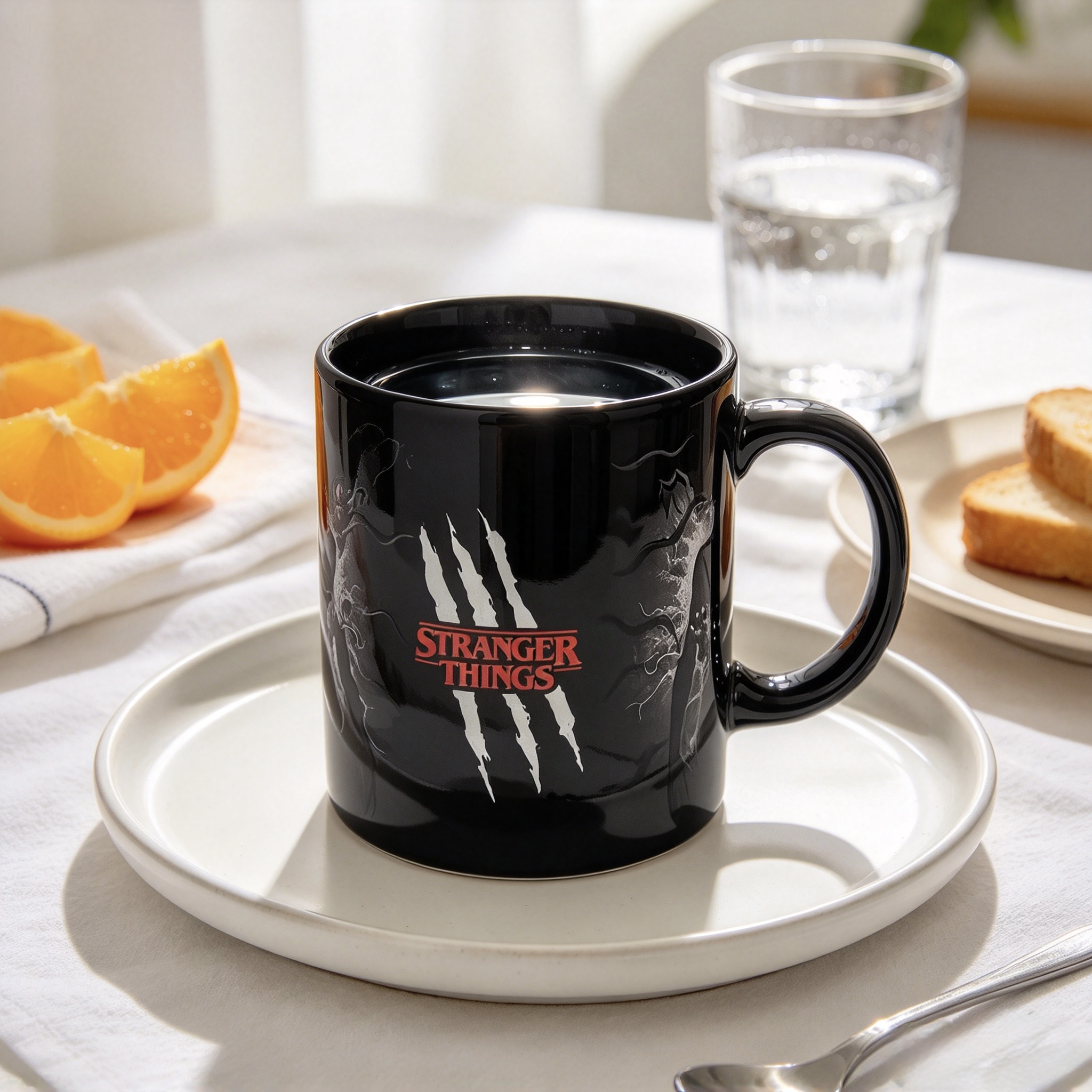Stranger Things Heat Changing Ceramic Mug, 11oz Magic Color Reveal Coffee Cup for TV Show Fans