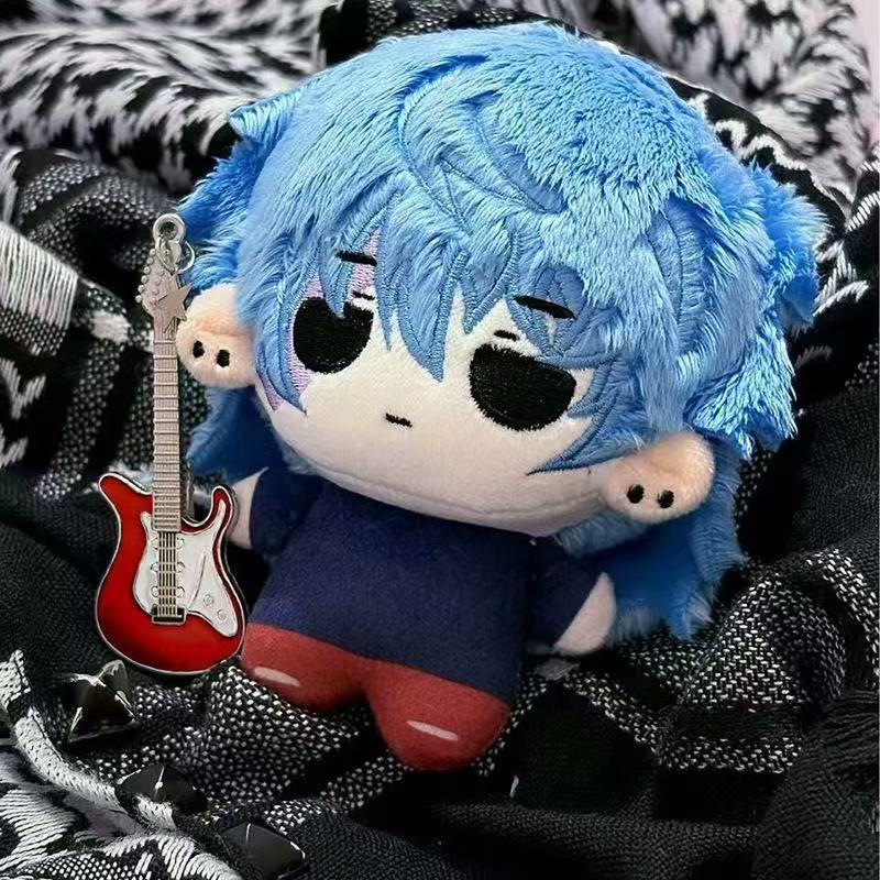 Sally Face Sal Fisher Plush Doll & Keychain, Horror Game Sallyface Stuffed Figure, Multiple Sizes 10cm/20cm/28cm, Halloween Collectible Gift for Fans