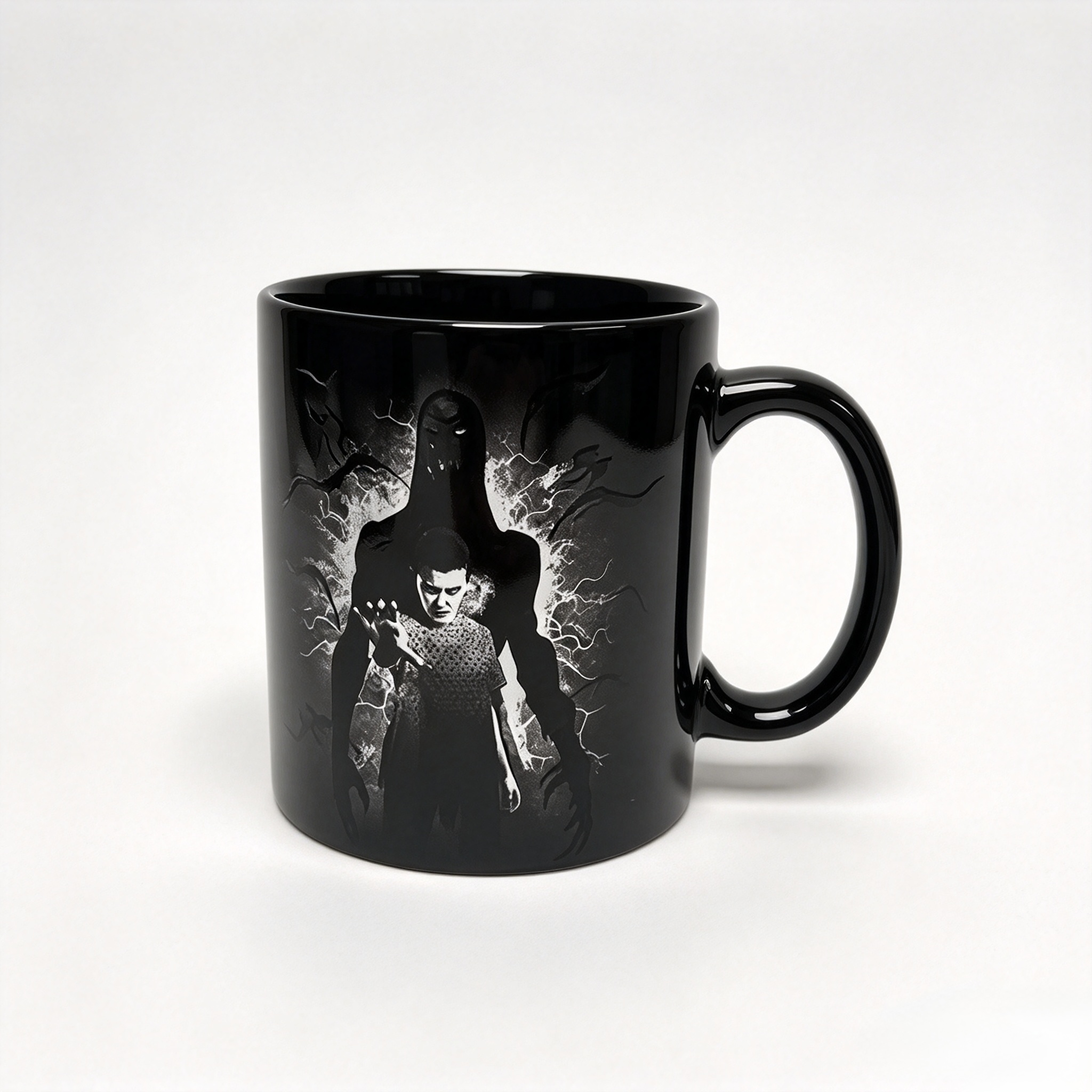 Stranger Things Heat Changing Ceramic Mug, 11oz Magic Color Reveal Coffee Cup for TV Show Fans