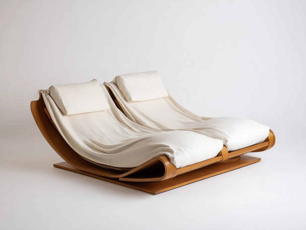 Lettino prendisole-legno-tessuto-198x84x62 cm-bianco-legno-design contemporaneo-Loftmyyard