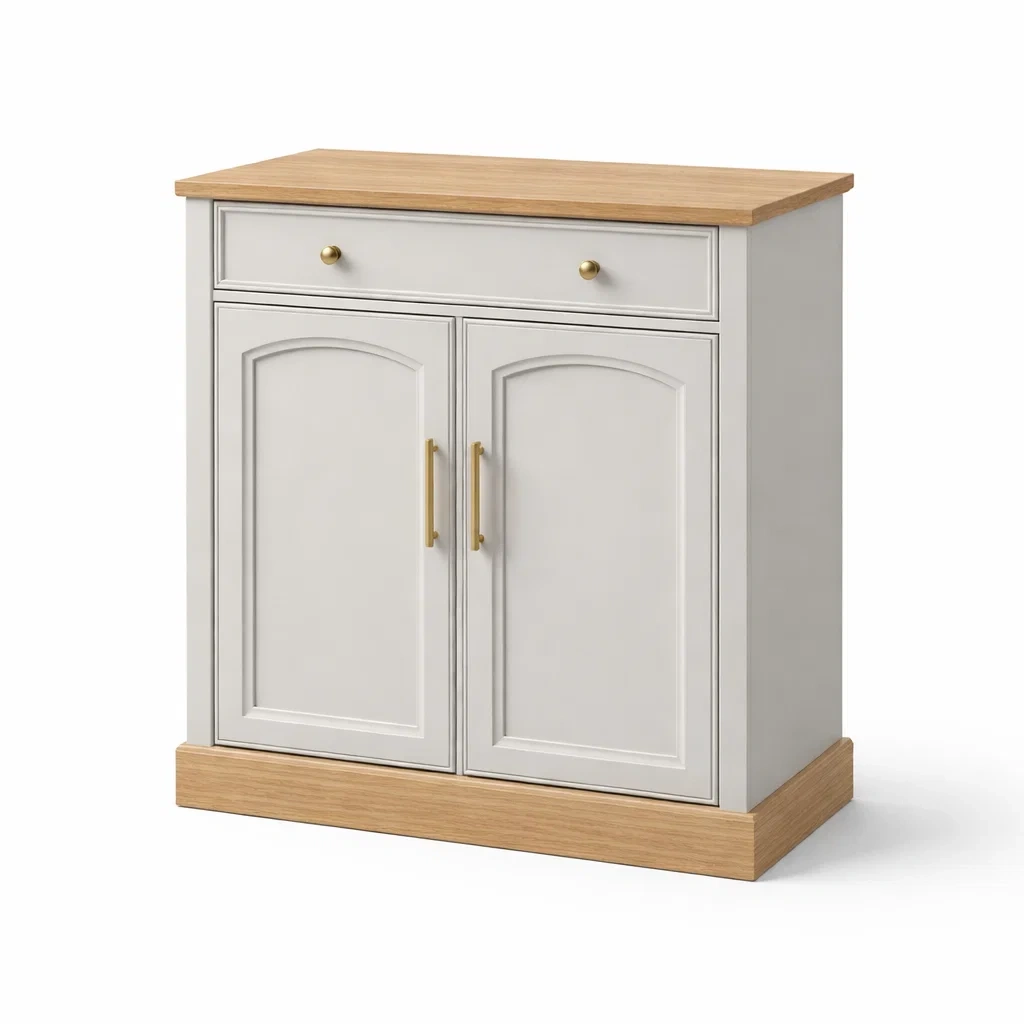 Buffet en bois avec tiroir et portes en MDF-dreamsnugz