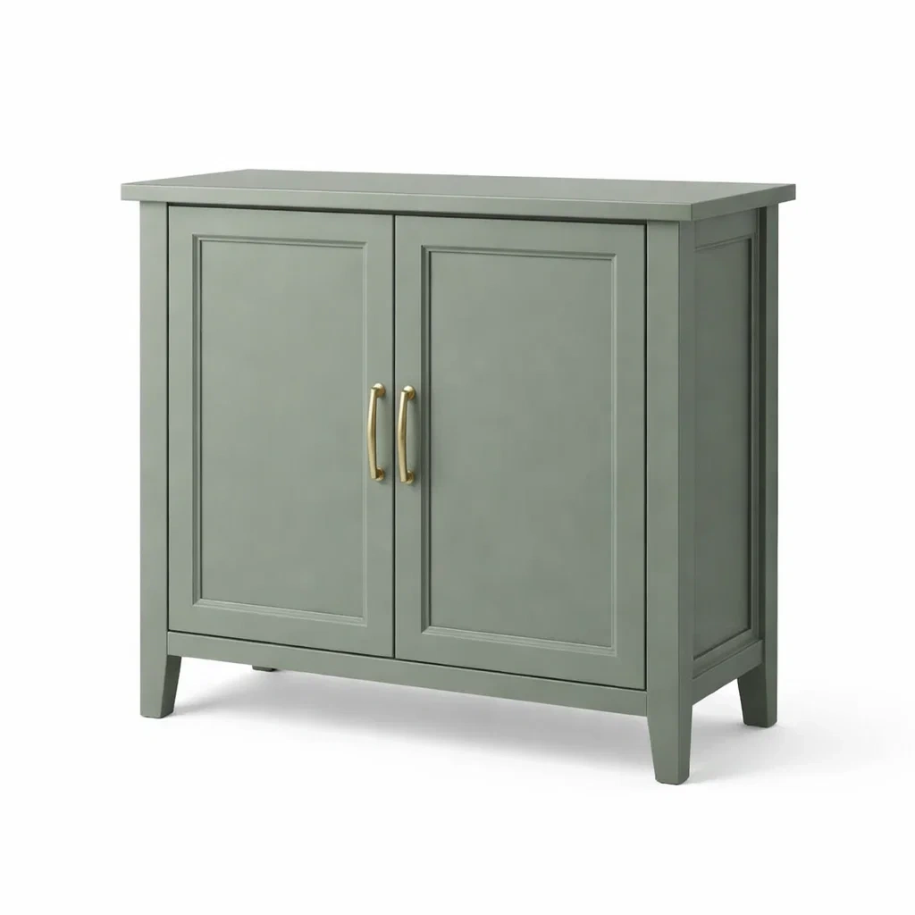 Buffet en bois MDF avec poignées en métal-dreamsnugz