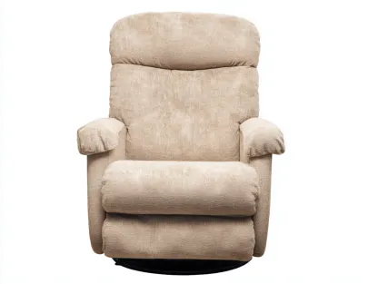 Fauteuil relax - revêtement tissu - 94x91x106 cm - beige - usage salon - fonction détente-Nestmyhaus
