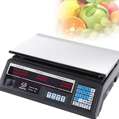 ZJFHEYUO Balances Alimentaires numériques, balances de Cuisine, balances électroniques numériques avec Affichage LED, balances de marché pour Le Pesage en Vrac dans Les supermarch-Oakmypad