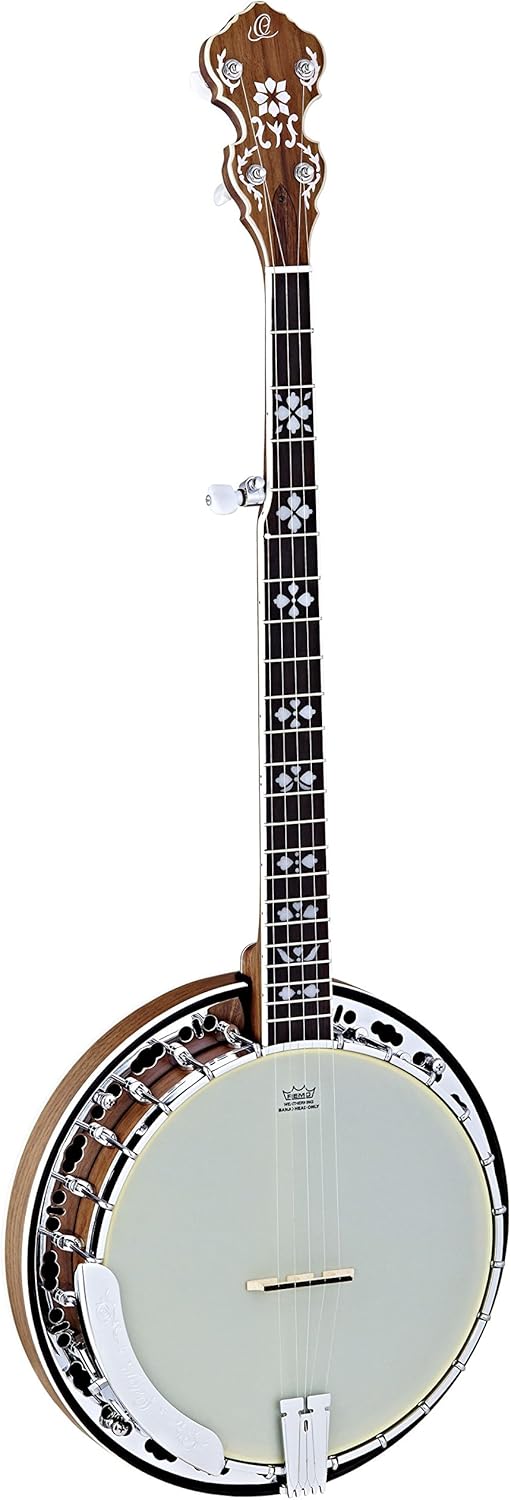 ORTEGA Banjo Série Falcon 5 cordes avec housse luxe - Noyer Naturel (OBJ550W-SNT)-Oakmypad