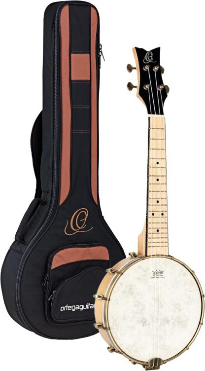 ORTEGA Banjolele Série Banjolele 4 Cordes - + Housse (OUBJE90-MA)-Oakmypad