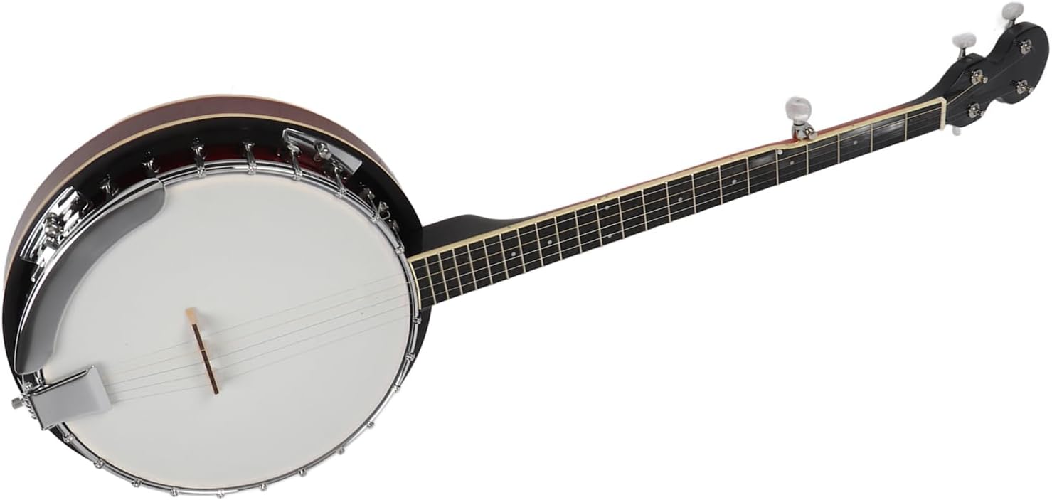 BJ 504 Nouveau Banjo à 5 Cordes IRIN avec une Apparence Belle et Attrayante, Accessoires de Performance pour Instruments de Musique-Oakmypad