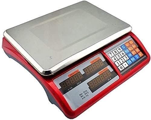 ZJFHEYUO Balances Alimentaires numériques, balances électroniques Portables, balances de Prix, balances numériques en Acier Inoxydable, écran rétroéclairé par LED, pour Cuisine, l-Oakmypad