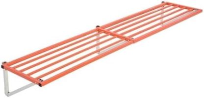 Étagère flottante en métal - Support de rangement mural robuste pour organiser les outils dans le garage, la cave, l'abri de jardin, la cuisine et le garde-manger-Oakmypad