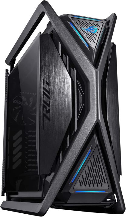 ASUS ROG Hyperion GR701 - Boîtier PC Gaming EATX (Support de Double radiateurs de 420 mm, 4 x vantilateurs PWM de 140 MMS, Support VGA intégré, hub Ventilateur ARGB, 2 x USB Type-C)-Oakmypad
