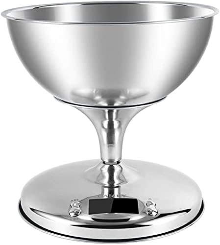 ZJFHEYUO Balance de Cuisine numérique, Balance de précision pour Aliments, 10 g/5 kg, pour la Maison, pour Le Pesage des Produits de Boulangerie-Oakmypad
