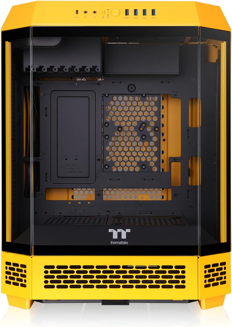 Thermaltake The Tower 600 Mid Tower Chassis Hidden Connector Bumblebee-Oakmypad