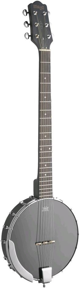 Stagg 25021255 Banjo 6 cordes Noir-Oakmypad