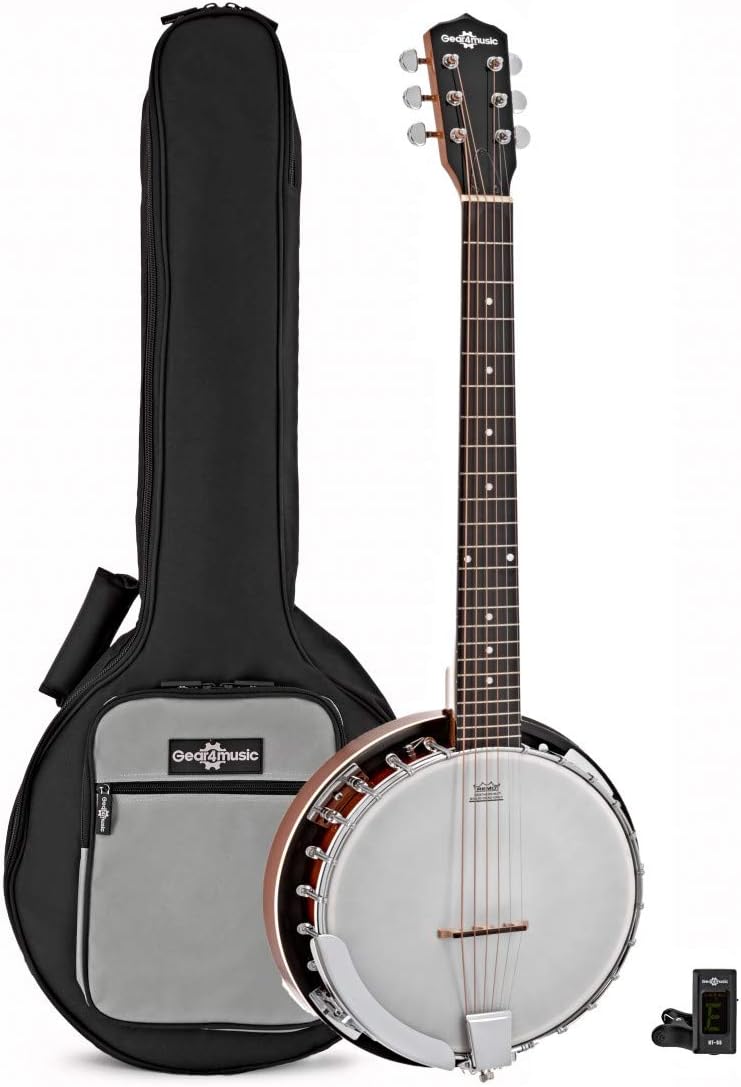 Pack Banjo Guitare 6 Cordes par Gear4music-Oakmypad