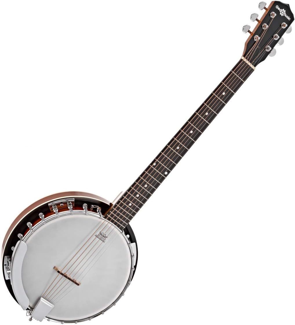Banjo à 6 Cordes par Gear4music-Oakmypad