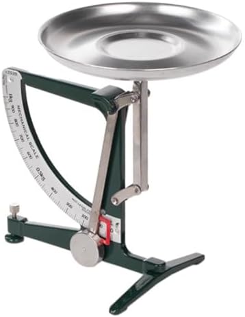 Balance de cuisine mécanique avec pendule en acier inoxydable et plateau en aluminium - Solution sans piles pour la recherche alimentaire, électronique et scientifique-Oakmypad