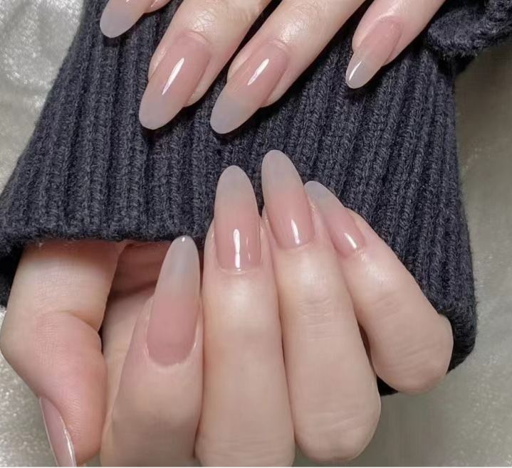 Naked Glow: Minimalist Natural Nail Art
