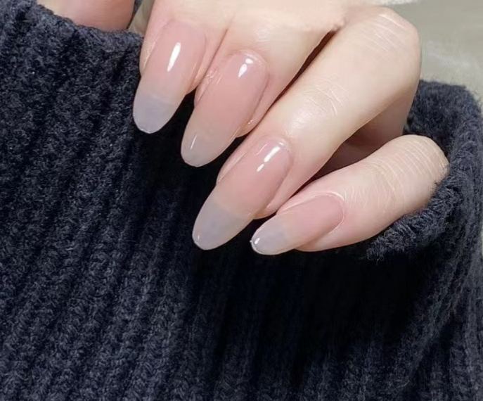 Naked Glow: Minimalist Natural Nail Art