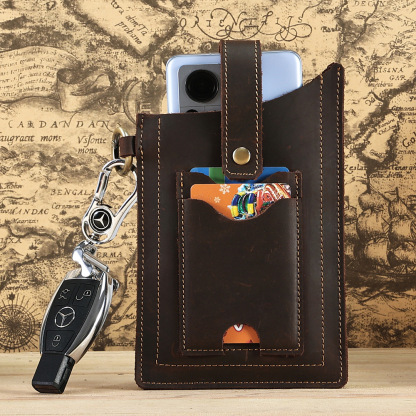 Multifunctional Leather Mobile Phone Bag