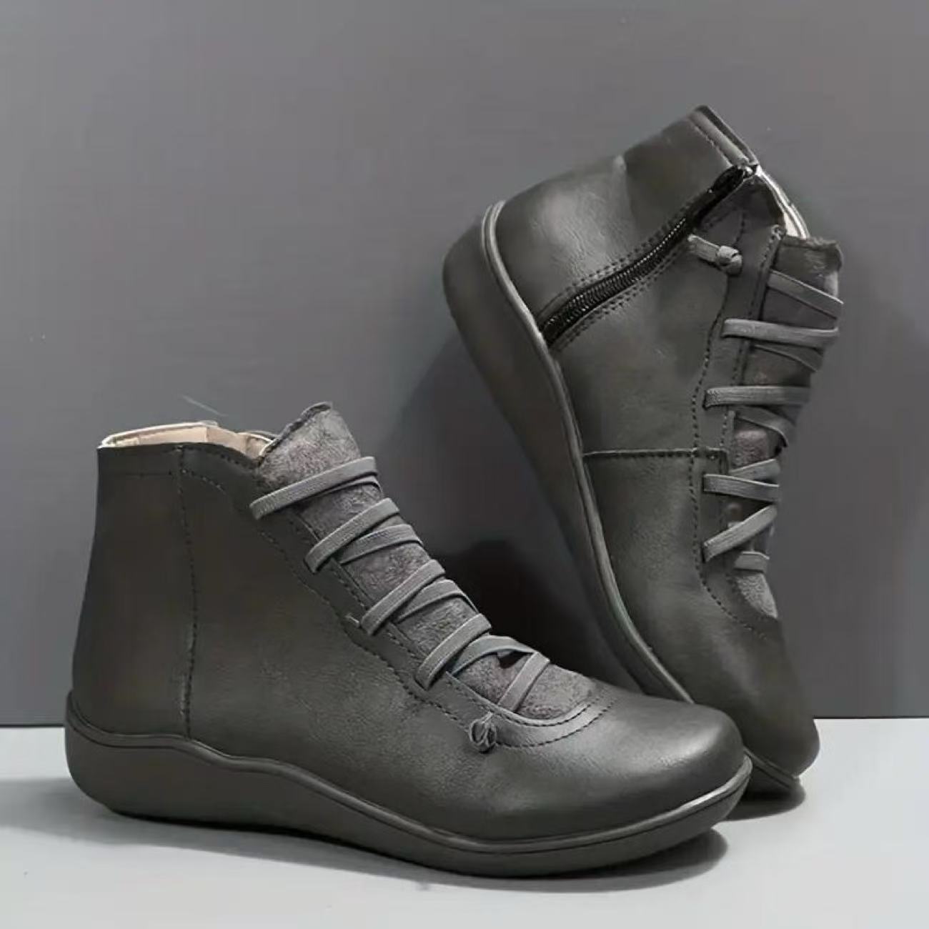 ❤️ Comfortable handmade leather foot support boots