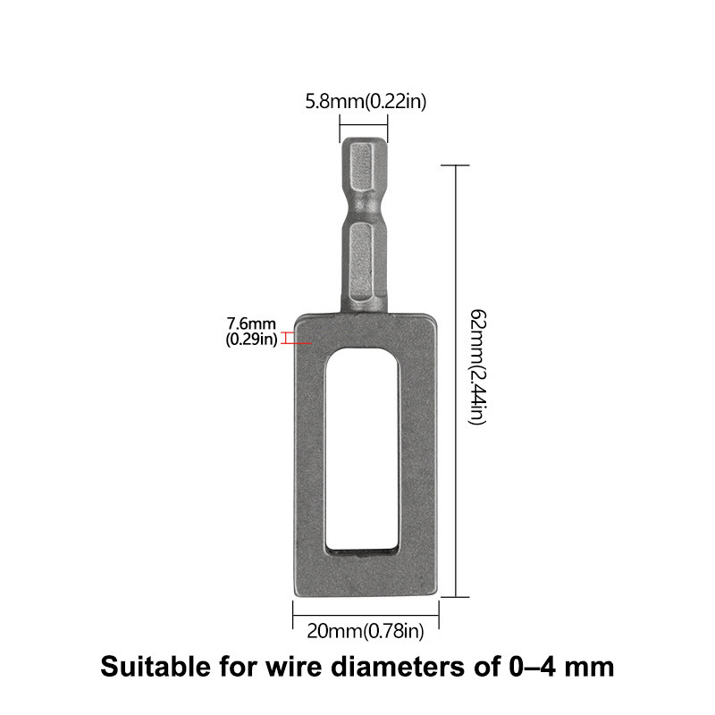 🧰 Steel Wire Twisting Tool for Drill- Fast Tightening & Auto Trimming Wire Twist Attachment