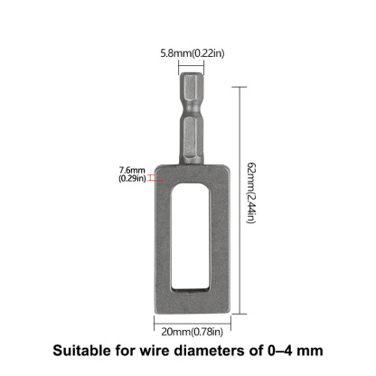 🧰 Steel Wire Twisting Tool for Drill- Fast Tightening & Auto Trimming Wire Twist Attachment