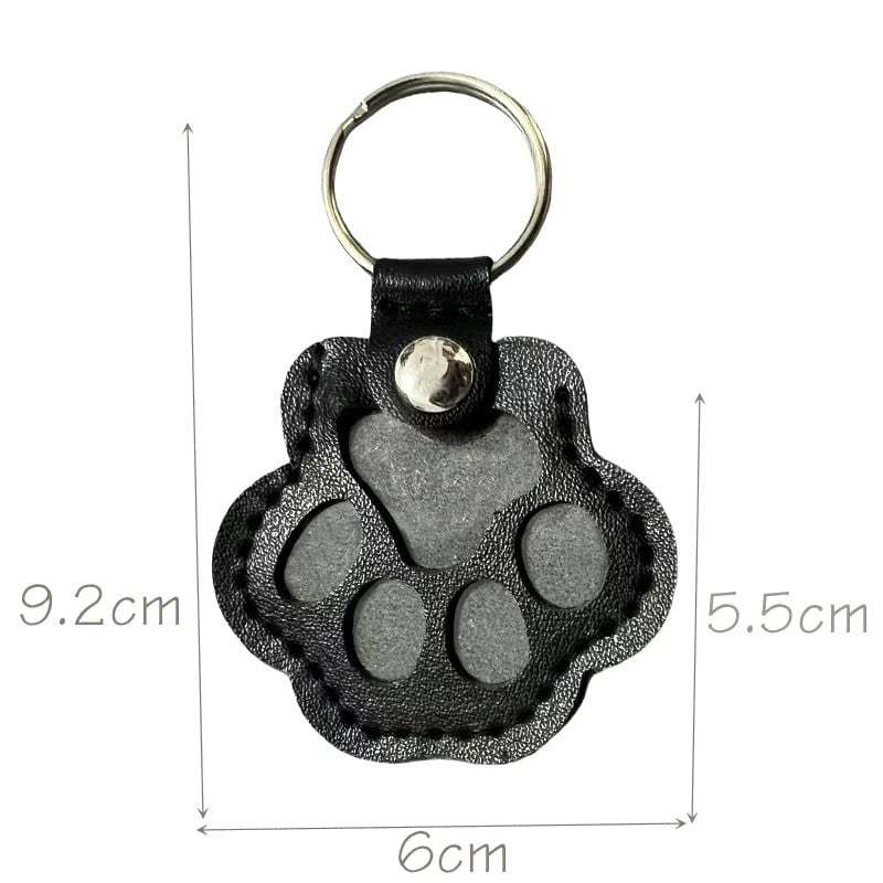 🐾Pet Paw Shaped Leather Keychain