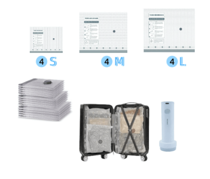 ✨Last Day 49% OFF✨X7 Cordless Travel Vacuum Bag