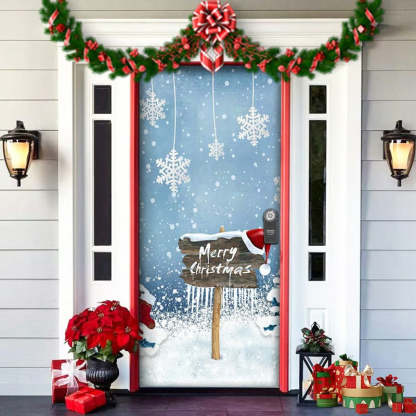 2026 Christmas Front Door Decoration