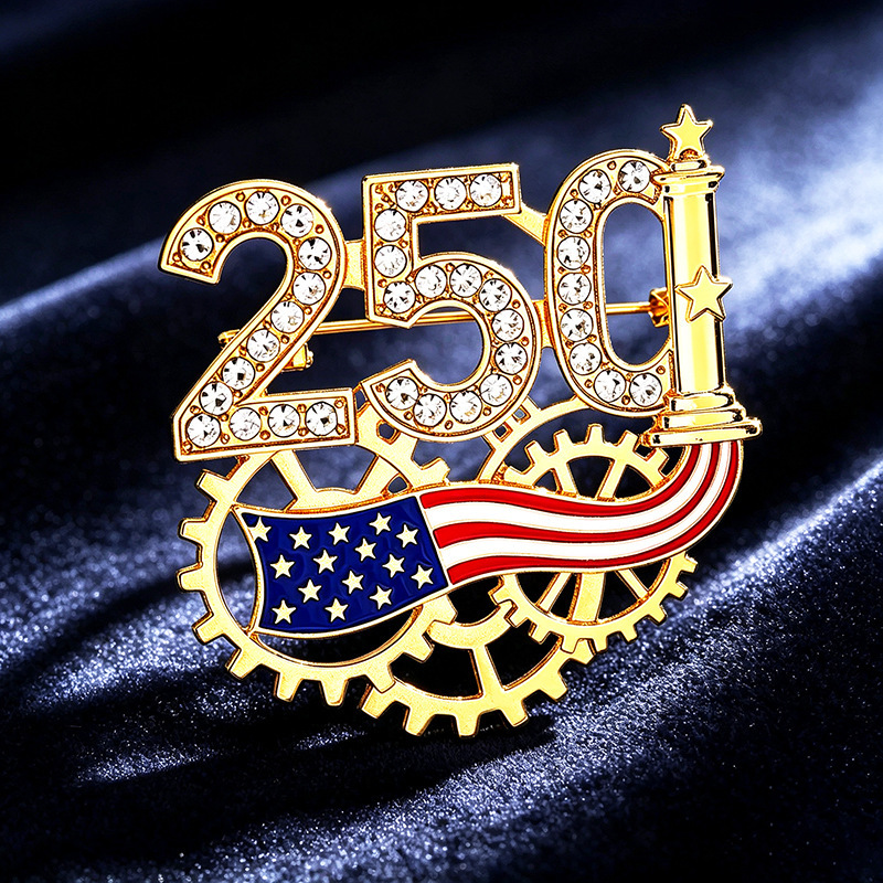 🔥Buy 1 Get 1 Free🔥 US 250th Anniversary Enamel Brooch Pin