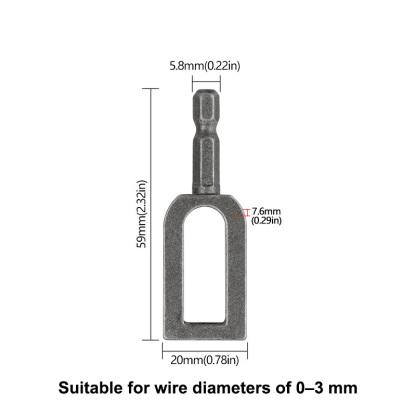 🧰 Steel Wire Twisting Tool for Drill- Fast Tightening & Auto Trimming Wire Twist Attachment
