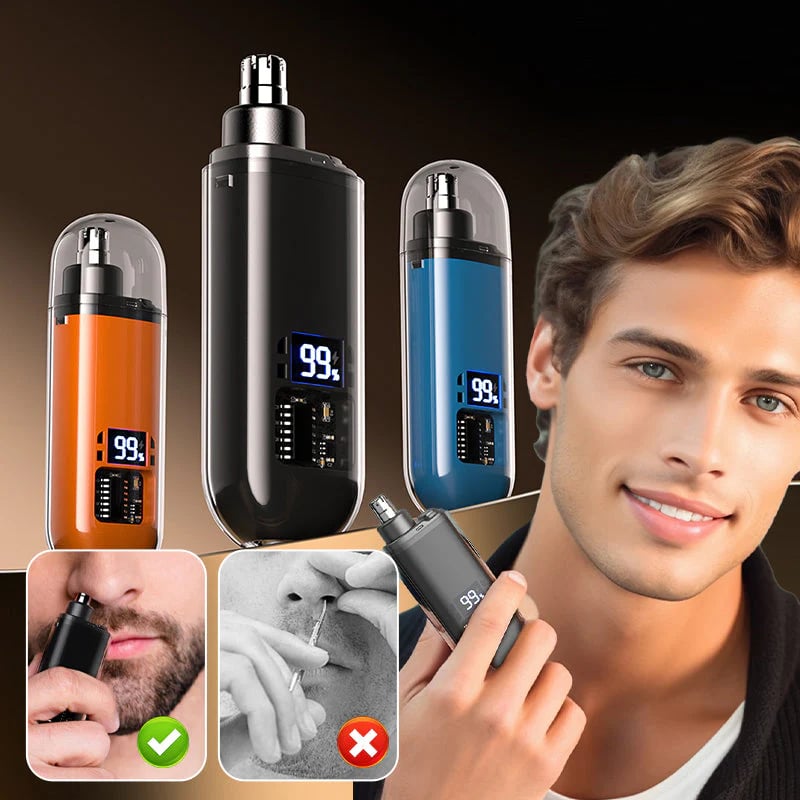 🔥Last Day 70% OFF🎉 Upgrade Your Grooming — Smart Nose & Ear Hair Tool😎(Buy 1 Get 1 Free)