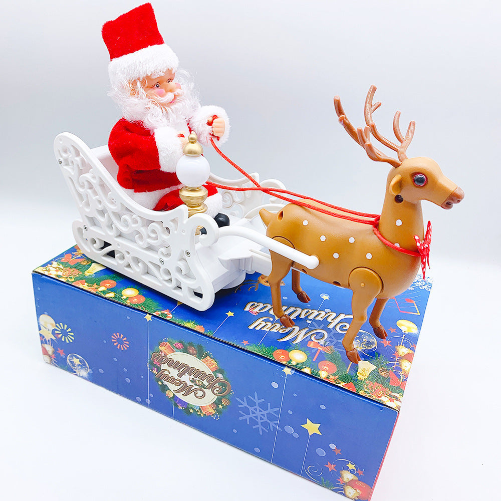A complete set of Santa Claus toys/decorations to liven up your home/Christmas gifts
