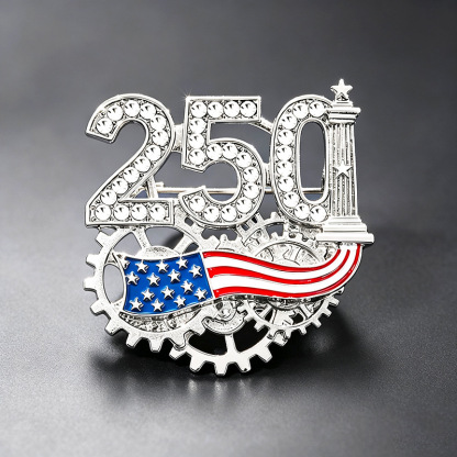 🔥Buy 1 Get 1 Free🔥 US 250th Anniversary Enamel Brooch Pin