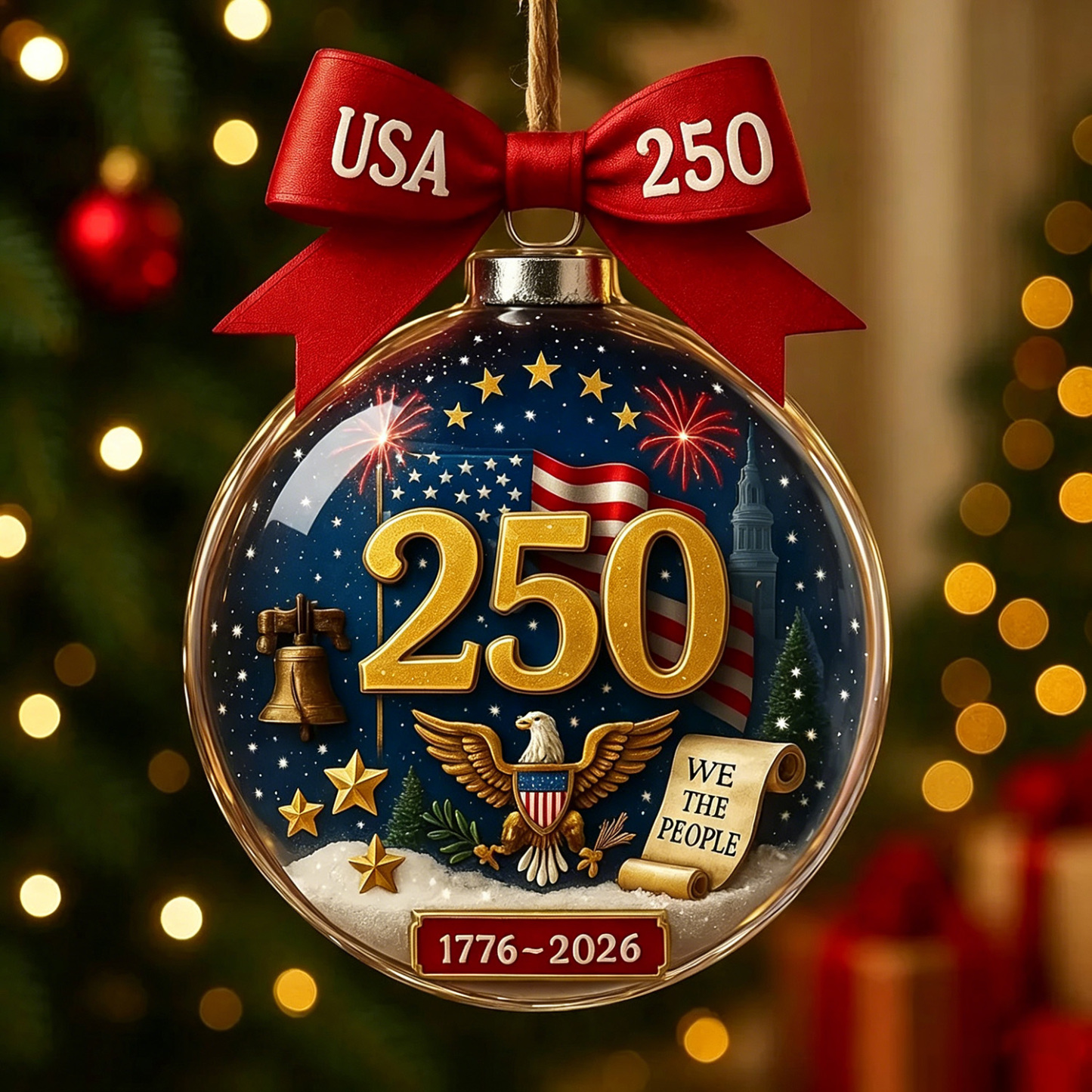 250 Years of Liberty Commemorative Ornament