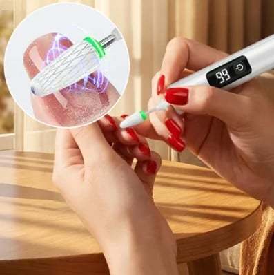 🔥 LAST DAY 49% OFF-Electric Nail Grinder With LED Light